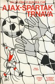 AJAX V SPARTAK TRNAVA 1969 (EUROPEAN CUP SEMI-FINAL) FOOTBALL PROGRAMME