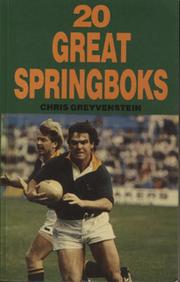20 GREAT SPRINGBOKS 1949-1987