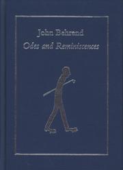 ODES AND REMINISCENCES