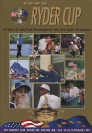 RYDER CUP 1999 (BROOKLINE) SOUVENIR PROGRAMME