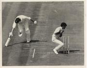ENGLAND V AUSTRALIA 1968 (5TH TEST) CRICKET PHOTOGRAPH - DEXTER NEARLY RUN OUT?