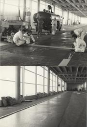 CRYSTAL PALACE NATIONAL SPORTS CENTRE 1971 PHOTOGRAPHS - INSTALLATION OF RUNNING TRACK
