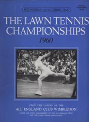 WIMBLEDON CHAMPIONSHIPS 1960 (DAY 3) TENNIS PROGRAMME