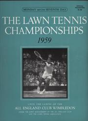 WIMBLEDON CHAMPIONSHIPS 1959 (DAY 7) TENNIS PROGRAMME
