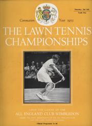 WIMBLEDON CHAMPIONSHIPS 1953 (DAY 10) TENNIS PROGRAMME