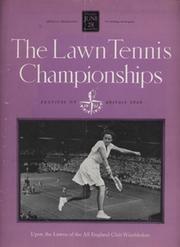 WIMBLEDON CHAMPIONSHIPS 1951 (DAY 4) TENNIS PROGRAMME
