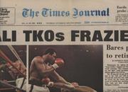 ALI V FRAZIER THRILLA IN MANILA 1975 - LOCAL PHILIPPINES NEWSPAPER
