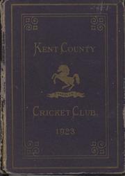KENT COUNTY CRICKET CLUB 1923 [BLUE BOOK]