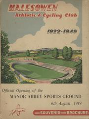 HALESOWEN ATHLETIC AND CYCLING CLUB 1922-1949