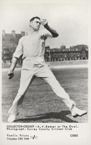 ALEC BEDSER (SURREY & ENGLAND) CRICKET POSTCARD