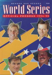 BENSON AND HEDGES WORLD SERIES - OFFICIAL PROGRAM 1994-95