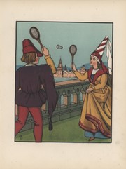 "BATTLEDORE AND SHUTTLECOCK" COLOUR LITHOGRAPH 1872 - BY J.E. ROGERS