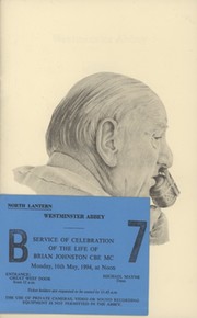 BRIAN JOHNSTON SERVICE OF THANKSGIVING 1994 - WESTMINSTER ABBEY