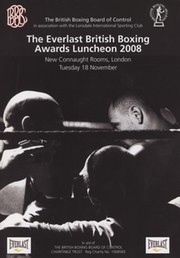 BRITISH BOXING AWARDS 2008 SIGNED PROGRAMME