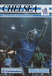 CHELSEA  V SHEFFIELD WEDNESDAY 1991 (LEAGUE CUP SEMI FINAL) FOOTBALL PROGRAMME