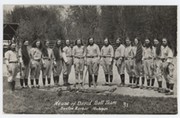 HOUSE OF DAVID BASEBALL TEAM 1931 (BENTON HARBOR) POSTCARD