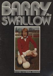 BARRY SWALLOW (YORK CITY) TESTIMONIAL MATCH BROCHURE 1976-77