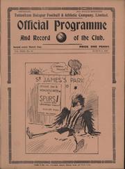 TOTTENHAM HOTSPUR V BRISTOL CITY (RESERVES) 1938-39 FOOTBALL PROGRAMME