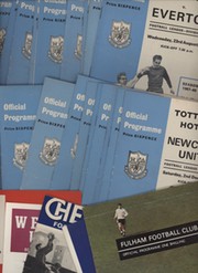 TOTTENHAM HOTSPUR 1967-68 FOOTBALL PROGRAMMES (FULL SET OF HOME MATCHES)