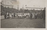ANTWERP OLYMPIC GAMES 1920 (START OF THE MARATHON) POSTCARD