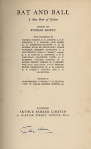 BAT AND BALL: A NEW BOOK OF CRICKET