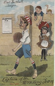 FOOTBALL CARTOON POSTCARD