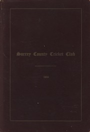 SURREY COUNTY CRICKET CLUB 1934 [HANDBOOK]