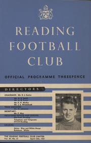 READING V LUTON TOWN 1956-57 FOOTBALL PROGRAMME (SOUTHERN FLOODLIGHT CUP FINAL)