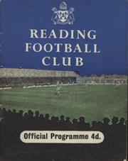 READING V BRADFORD CITY 1958-59 FOOTBALL PROGRAMME