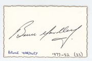 BRUCE YARDLEY (AUSTRALIA) CRICKET AUTOGRAPH