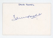 DAVID HOOKES (AUSTRALIA) CRICKET AUTOGRAPH