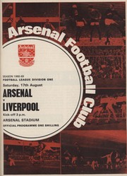 ARSENAL 1968-69 BOUND SET OF HOME FOOTBALL PROGRAMMES