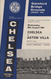 CHELSEA 1964-65 BOUND SET OF HOME FOOTBALL PROGRAMMES