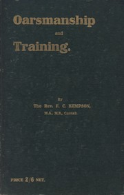 OARSMANSHIP AND TRAINING