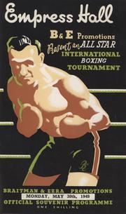 EMPRESS HALL BOXING PROGRAMMES (B & E PROMOTIONS) 1949-1950 SEASON
