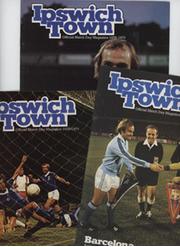 IPSWICH TOWN 1978-79 (EUROPEAN CUP WINNERS CUP) FOOTBALL PROGRAMMES X 3
