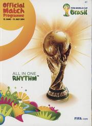 FIFA WORLD CUP BRASIL 2014 - OFFICIAL MATCH PROGRAMME