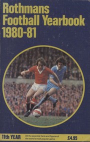 ROTHMANS FOOTBALL YEARBOOK 1980-81