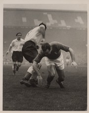 ENGLAND V ITALY (WHITE HART LANE) 1949 FOOTBALL PHOTOGRAPH