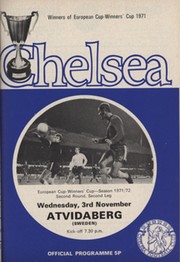 CHELSEA 1971-72 BOUND SET OF HOME FOOTBALL PROGRAMMES