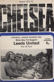 CHELSEA 1972-73 BOUND SET OF HOME FOOTBALL PROGRAMMES