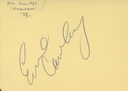 EVONNE CAWLEY 1975 TENNIS AUTOGRAPH