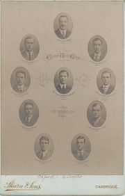 CAMBRIDGE UNIVERSITY CREW 1912 CABINET PHOTOGRAPH