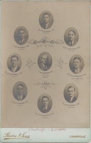 CAMBRIDGE UNIVERSITY CREW 1920 CABINET PHOTOGRAPH