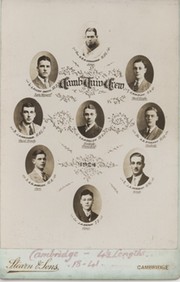 CAMBRIDGE UNIVERSITY CREW 1924 CABINET PHOTOGRAPH
