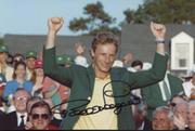 BERNHARD LANGER 1993 SIGNED GOLF PHOTOGRAPH