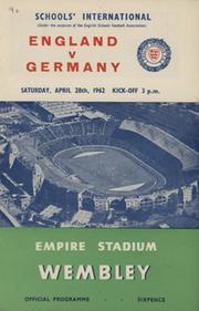 ENGLAND V GERMANY (SCHOOLS