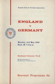 ENGLAND V GERMANY (SCHOOLS