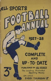 ALL SPORTS FOOTBALL ANNUAL 1927-28