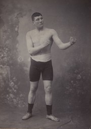 BEN TAYLOR (THE WOOLWICH INFANT) BOXING PHOTOGRAPH